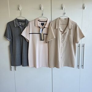 Men's Gray Polo Shirt